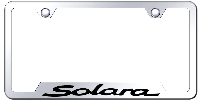 Toyota Solara Cut-Out Frame - Laser Etched - Official Licensed