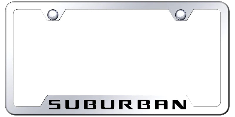 Chevrolet Suburban Cut-Out License Plate Frame - Official Licensed