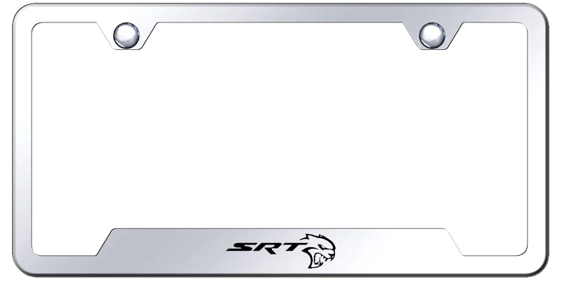 Dodge SRT Hellcat Cut-Out License Plate Frame - Official Licensed
