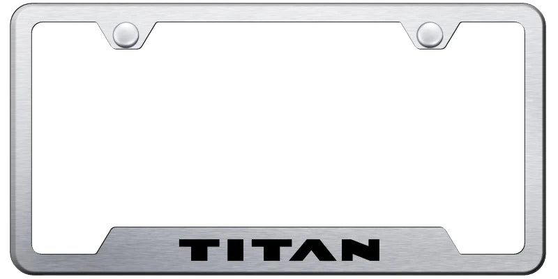 Nissan Titan Cut-Out Frame - Official Licensed