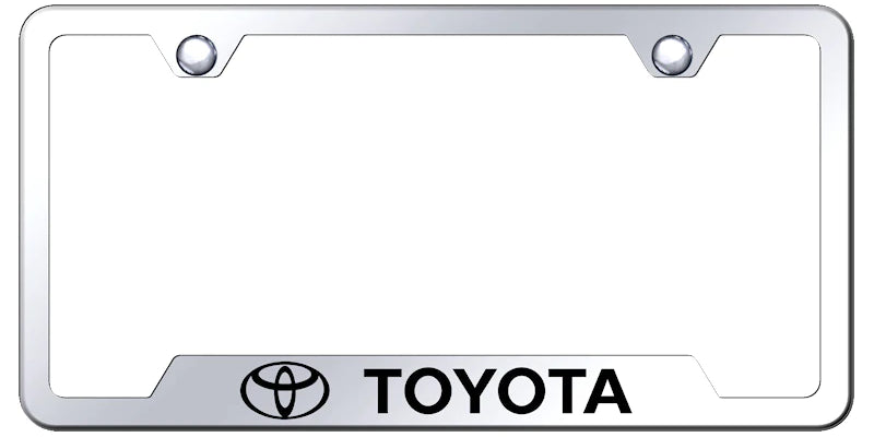 Toyota Cut-Out Frame - Laser Etched - Official Licensed