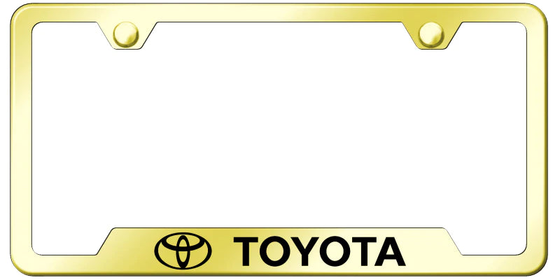 Toyota Cut-Out Frame - Laser Etched - Official Licensed