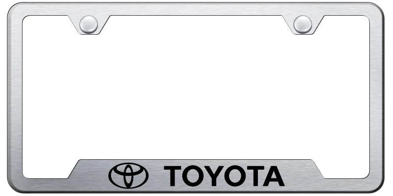Toyota Cut-Out Frame - Laser Etched - Official Licensed