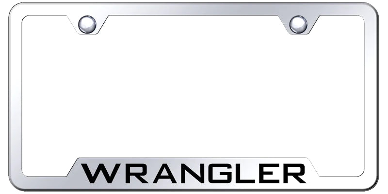 Jeep Wrangler Cut-Out Frame - Laser Etched - Official Licensed