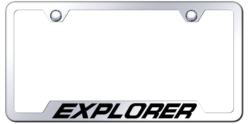 Ford Explorer Cut-Out Frame - Laser Etched - Official Licensed