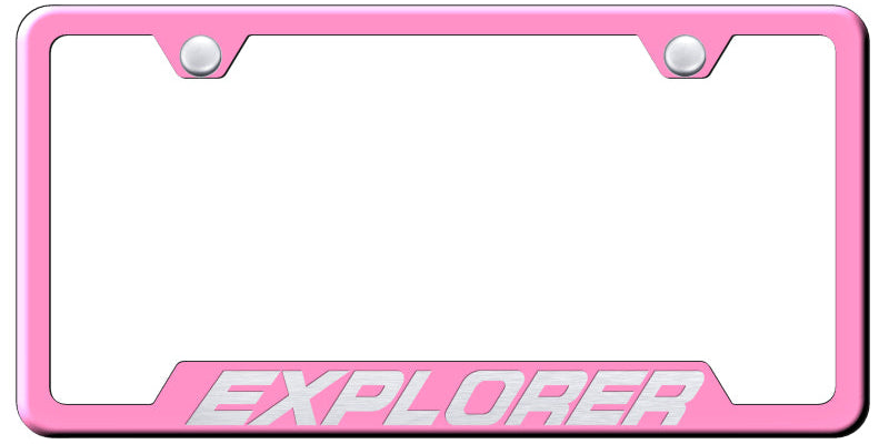 Ford Explorer Cut-Out Frame - Laser Etched - Official Licensed