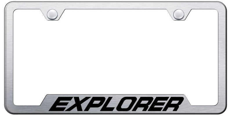 Ford Explorer Cut-Out Frame - Laser Etched - Official Licensed