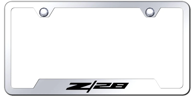 Chevrolet Z28 Cut-Out License Plate Frame - Official Licensed