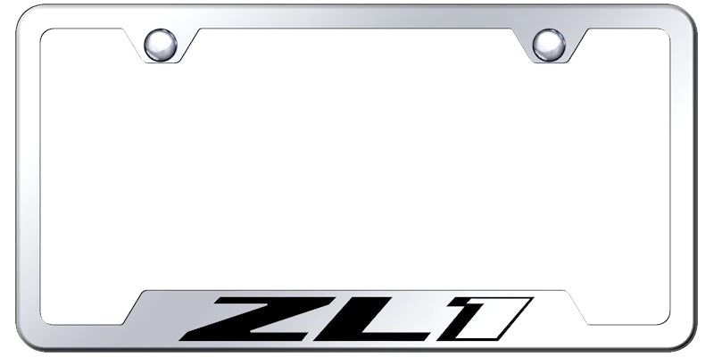 Chevrolet ZL1 Cut-Out License Plate Frame - Official Licensed
