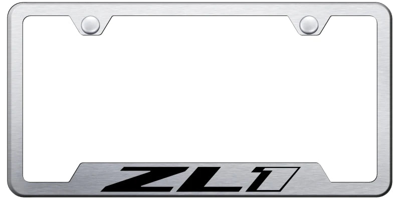 Chevrolet ZL1 Cut-Out License Plate Frame - Official Licensed
