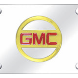 GMC (Only) License Plate - Gold on Mirrored - Official Licensed
