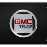 GMC License Plate - Chrome on Black - Official Licensed