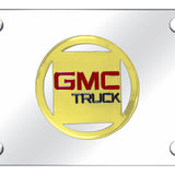 GMC License Plate - Gold on Mirrored - Official Licensed