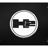 Hummer H2 License Plate - Chrome on Black - Official Licensed