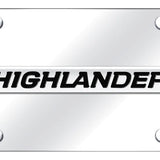 Toyota Highlander Name License Plate - Official Licensed