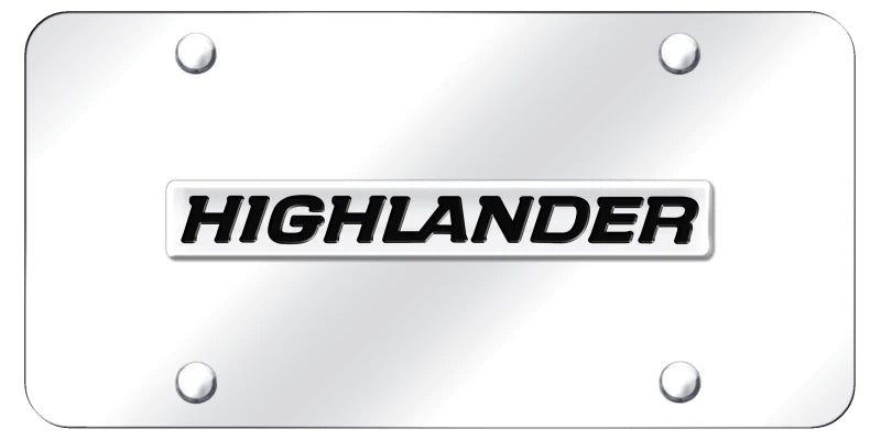 Toyota Highlander Name License Plate - Official Licensed