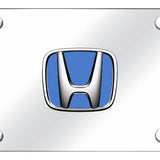 Honda (Blue Fill) License Plate - Official Licensed