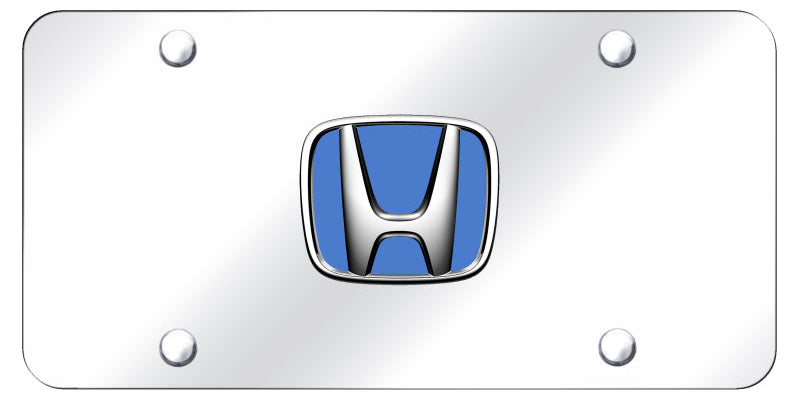 Honda (Blue Fill) License Plate - Official Licensed