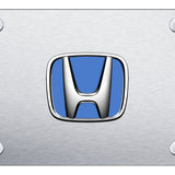 Honda (Blue Fill) License Plate - Official Licensed