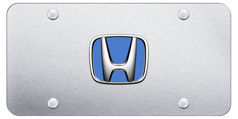 Honda (Blue Fill) License Plate - Official Licensed