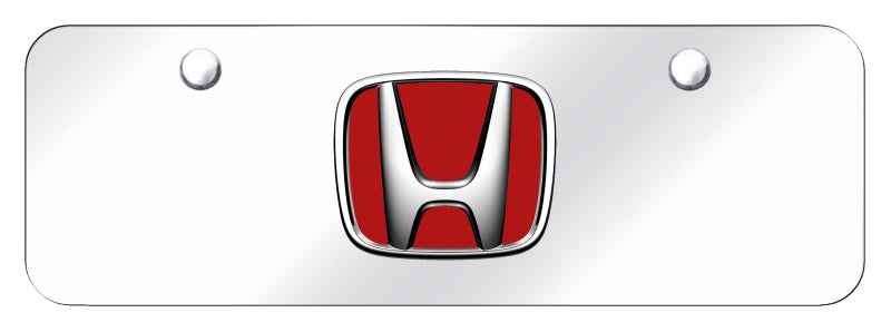 Honda (Red Fill) Mini Plate - Official Licensed