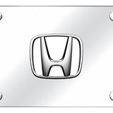 Honda (White Fill) License Plate - Official Licensed