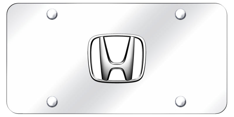 Honda (White Fill) License Plate - Official Licensed