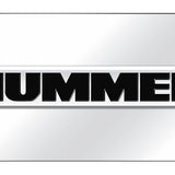 Hummer Name Mini Plate - Chrome on Mirrored - Official Licensed