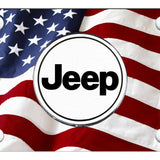 Jeep Word License Plate - UV Wave Flag - Official Licensed