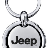 Jeep Revolver Key Chain Fob - Silver - Official Licensed