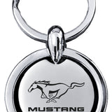 Ford Mustang Revolver Key Chain Fob - Silver - Official Licensed