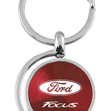 Ford Focus Spinner Key Chain Fob - Burgundy - Official Licensed