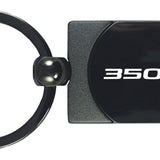 Nissan 350Z Two-Tone Rectangular Key Chain Fob - Gun Metal - Official Licensed