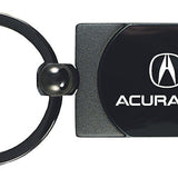 Acura TL Two-Tone Rectangular Key Chain Fob - Gun Metal - Official Licensed