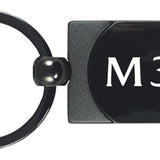 Infiniti M35 Two-Tone Rectangular Key Chain Fob - Gun Metal - Official Licensed