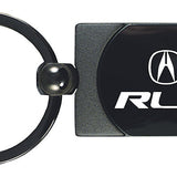 Acura RLX Two-Tone Rectangular Key Chain Fob - Gun Metal - Official Licensed