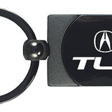Acura TLX Two-Tone Rectangular Key Chain Fob - Gun Metal - Official Licensed
