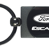 Ford Escape Two-Tone Rectangular Key Chain Fob - Gun Metal - Official Licensed