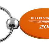 Chrysler 200 Oval Key Chain Fob - Orange - Official Licensed
