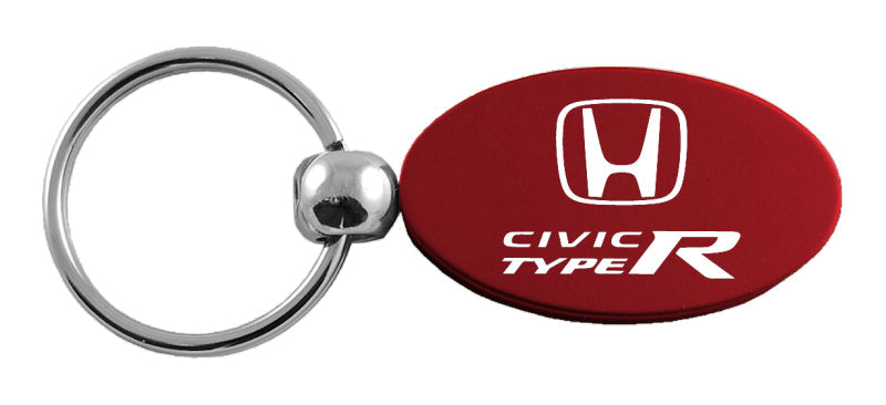 Honda Civic Type R Oval Key Chain Fob - Official Licensed