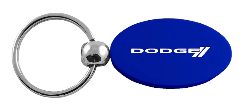 Dodge Stripe Oval Key Chain Fob - Official Licensed