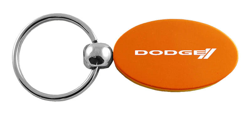 Dodge Stripe Oval Key Chain Fob - Official Licensed