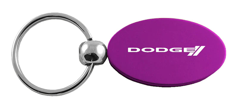 Dodge Stripe Oval Key Chain Fob - Official Licensed