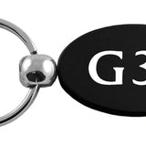 Infiniti G37 Oval Key Chain Fob - Black - Official Licensed