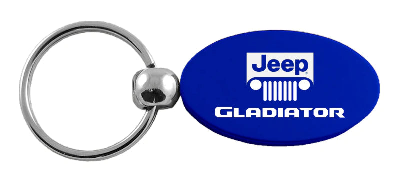 Jeep Gladiator Oval Key Chain Fob - Official Licensed