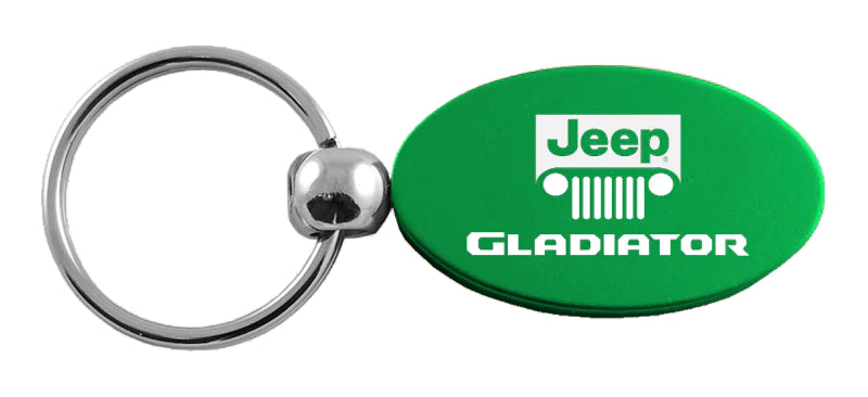 Jeep Gladiator Oval Key Chain Fob - Official Licensed