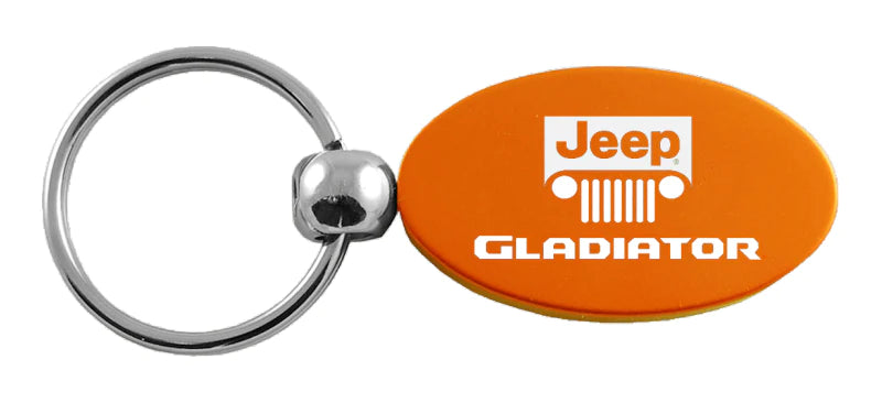 Jeep Gladiator Oval Key Chain Fob - Official Licensed