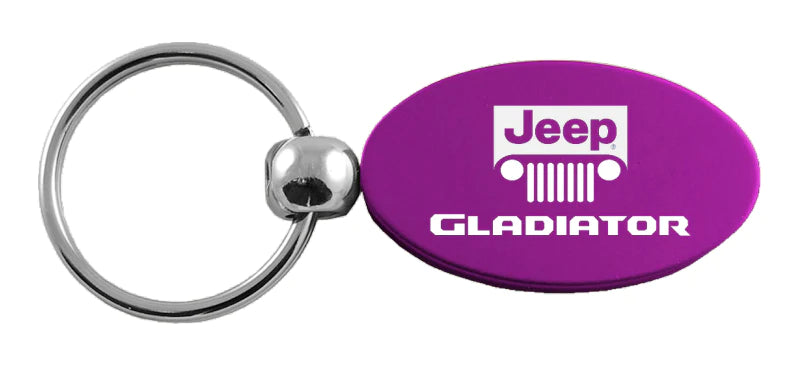 Jeep Gladiator Oval Key Chain Fob - Official Licensed