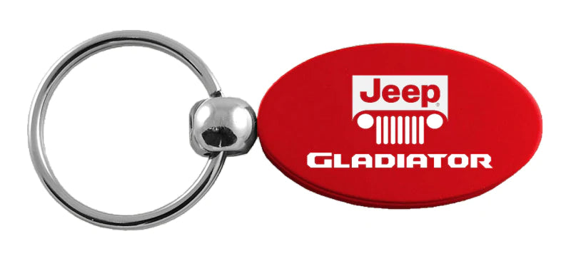 Jeep Gladiator Oval Key Chain Fob - Official Licensed