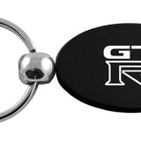Nissan GTR Oval Key Chain Fob - Black - Official Licensed